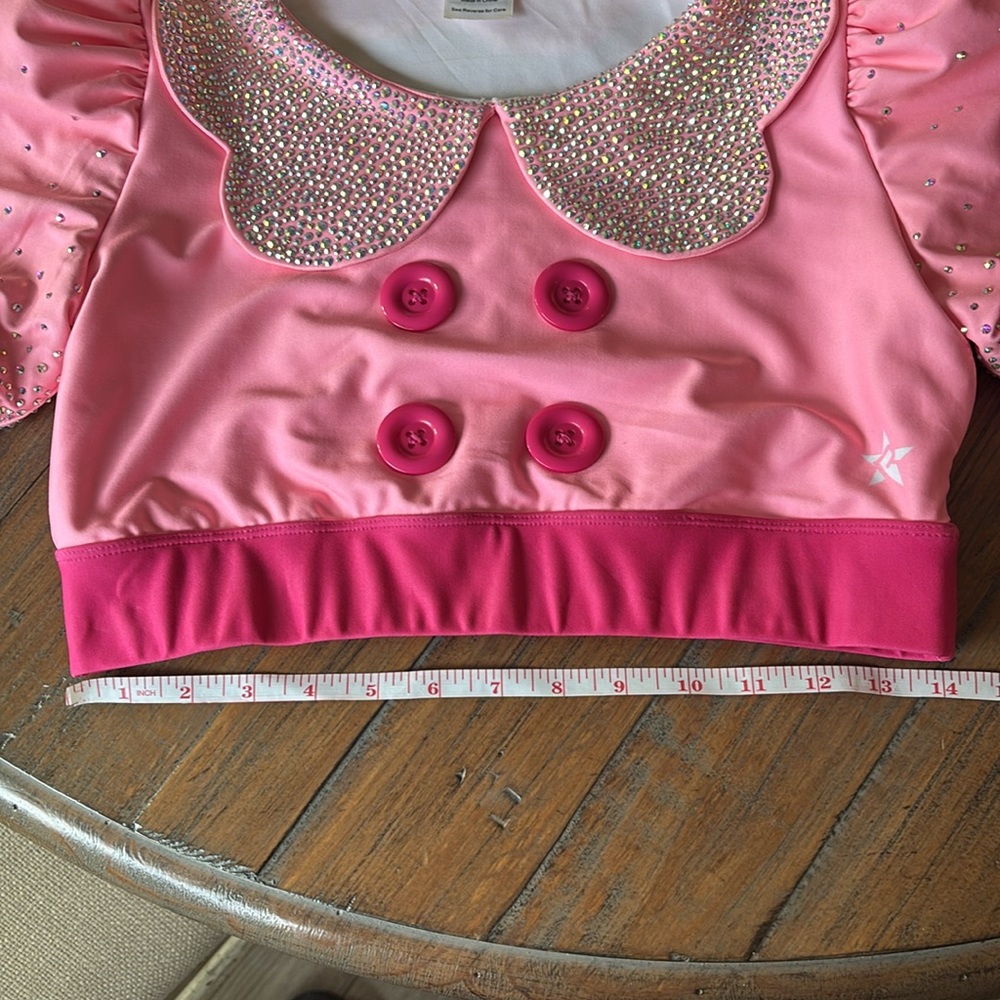 Rebel Athletic Babydoll Top in Pretty Pink size adult L - Picture 9 of 14